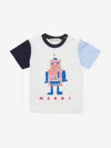 Marni Baby Graphic Print T-shirt In White