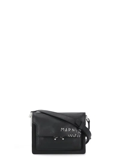 Marni Bag With Logo In Black