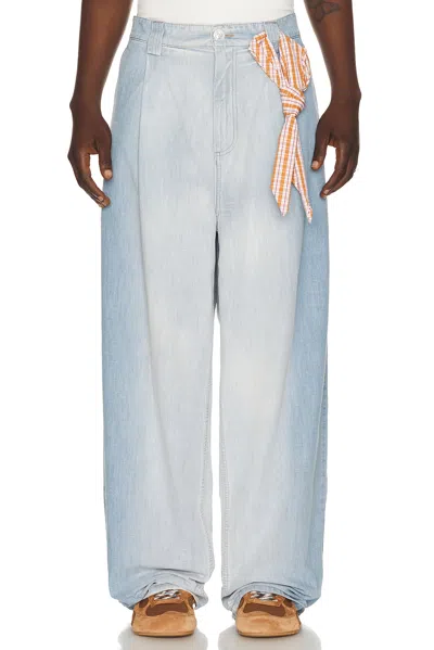Marni Baggy Denim Trousers In Blue