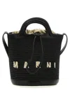 Marni Small Tropicalia Bucket Bag In Black