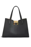 Marni Leather Trunkaroo Shoulder Bag In Black