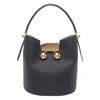 Marni Pebbled-leather Bucket Bag By Trunkaroo In Black