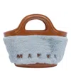 Marni Tropicalia Double Handle Shoulder Bag In Blue
