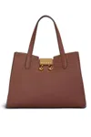 Marni Brown Trunkaroo Tote Bag In Brown