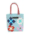 Marni Blossom Macro Tote Bag In Green
