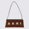 Marni Borsa A Spalla In Pelle Caramello  Donna