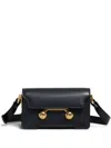 Marni Mini Trunkaroo Leather Shoulder Bag In Multicolor