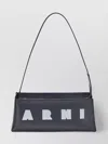 Marni Rectangular Shoulder Bag With Gold-tone Hardware In Black