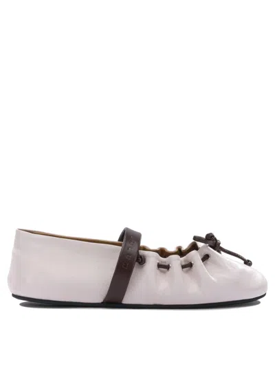 Marni Ballerinas In Neutral