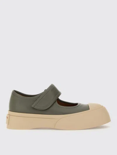 MARNI BALLET FLATS MARNI WOMAN COLOR GREY,G60537020