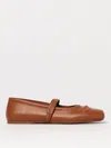 Marni Mary Jane Ballerina Shoes In Leather