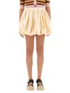 Marni Balloon Skirt In Neutral