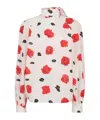 Marni Balloon Top With Long Raglan Sleeves Lily White In White