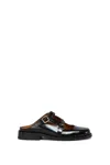 Marni Bambi 3.0 Moccasin Sabot Made Of Brushed Calfskin In Black