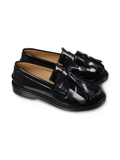 Marni Kids' Bambi Loafers In Black