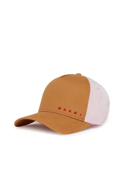 Marni Baseball Cap With Logo In Multi