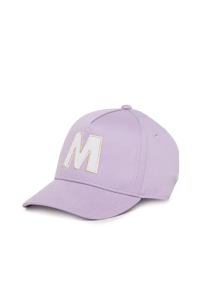 Marni Baseball Cap With Logo In Brown
