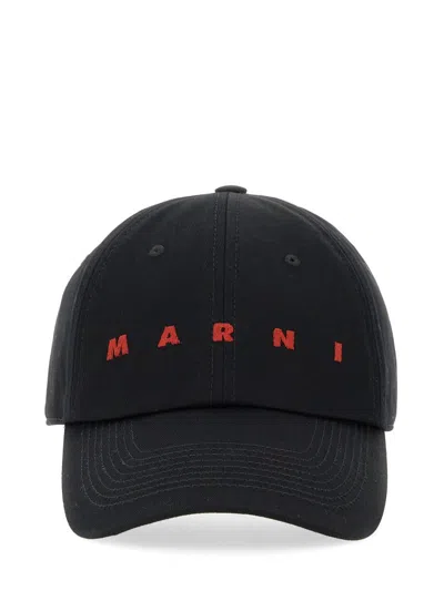 MARNI MARNI BASEBALL HAT WITH LOGO