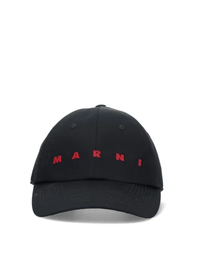 MARNI BASEBALL LOGO HAT