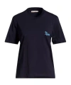 Marni Basic Solidcolor Tshirt In Blue