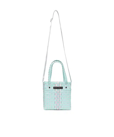 Marni Basket Bag In Green