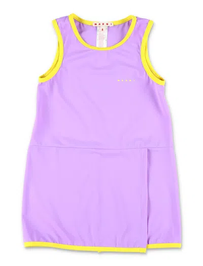 Marni Kids' Beach Dress In Purple
