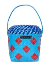Marni Beach Party Bag In Blue