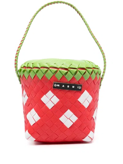 Marni Kids' Beach Party Bag In Red
