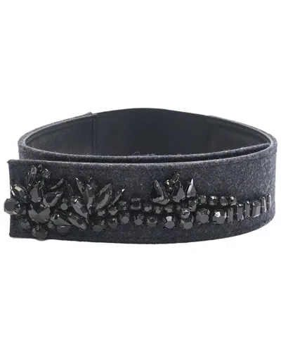 Marni Beaded Belt (authentic Pre-loved) In Black