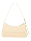 Marni Beige Calf Leather Shoulder Bag In Nude