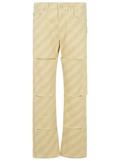 Marni Beige Cotton Jeans