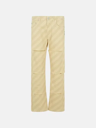Marni Beige Cotton Jeans