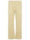 Marni Beige Cotton Jeans Women In Cream