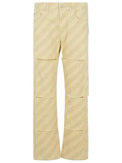 Marni Beige Cotton Jeans Women