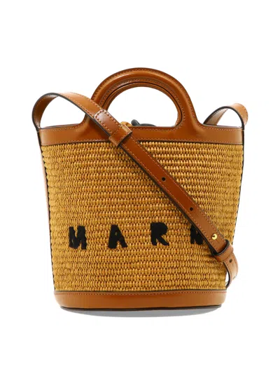 Marni Beige Cotton Polyamide Bag