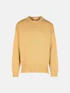 Marni Beige Cotton Sweater In Beige