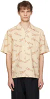 Marni Beige Ferocious Curly Kitty Shirt In Fcw20 Soft Beige