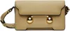 Marni Camel Leather Trunkaroo Mini Shoulder Bag In 00w60 Nomad