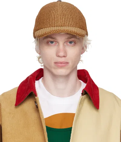 Marni Beige No Vacancy Inn Edition 6-panel Cap In 00m24 Caramel