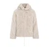 Marni Giacca In Ecopelliccia Con Cappuccio Removibile