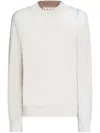 Marni Beige Sweater With Camel Back Blue Logo