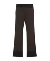 Marni Straight-leg Wool Pants In Black