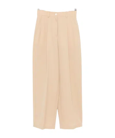 Marni Belt Loop Casual Pants In Pink