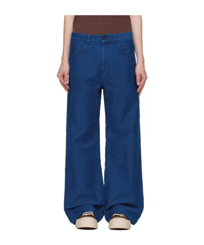 Marni Belt-loop Jeans In Blue