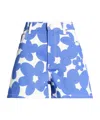 Marni Belt Loop Shorts In Blue