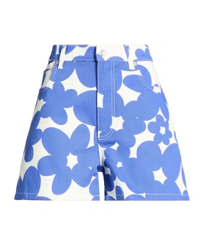 Marni Belt Loop Shorts In Blue