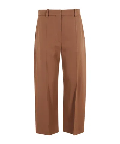 MARNI MARNI CREASE DETAILED CROPPED TROUSERS
