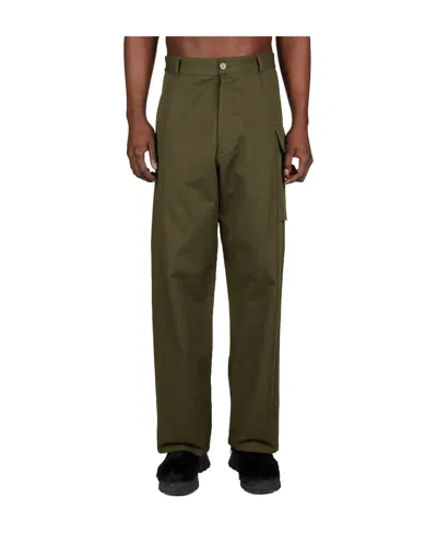 Marni Belt Ring Casual Pants In Green