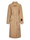 Marni Camel Virgin Wool And Cashmere Single-breasted Coat In Neutral