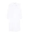 Marni Belted Waist Midi Dress In White